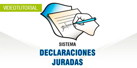 video tutoria declaraciones juradas