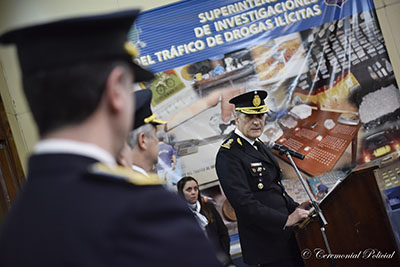 Celebraron el 38 aniversario de la Superintendencia del Trfico de Drogas Ilcitas y el Crimen Organizado